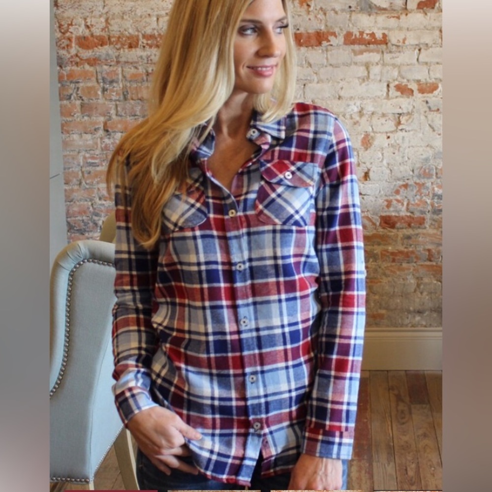 Women’s American plaid shirt
